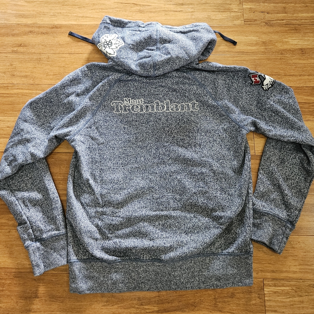 Men's Heathered Blue Roots Hoodie - Picture 2 of 8
